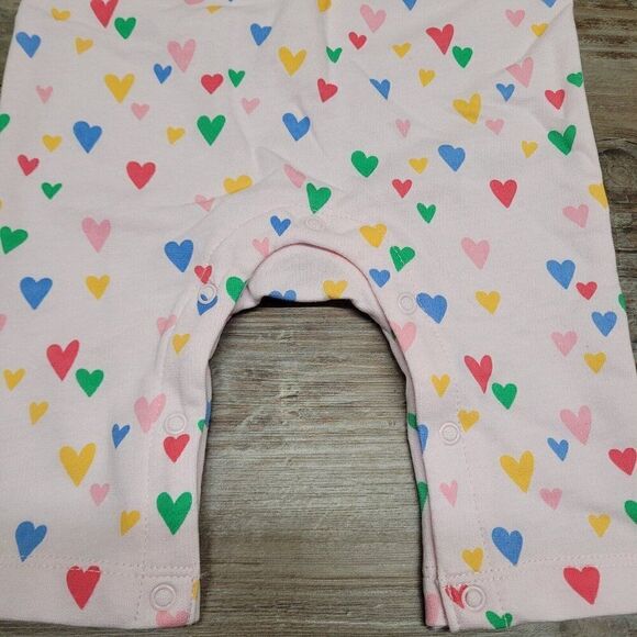 Little Me Dillard's Heart Print Girls 3 Months Jumpsuit & Headband, 2 Piece Set - Picture 14 of 16